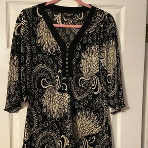 Women’s Silky V-neck blouse